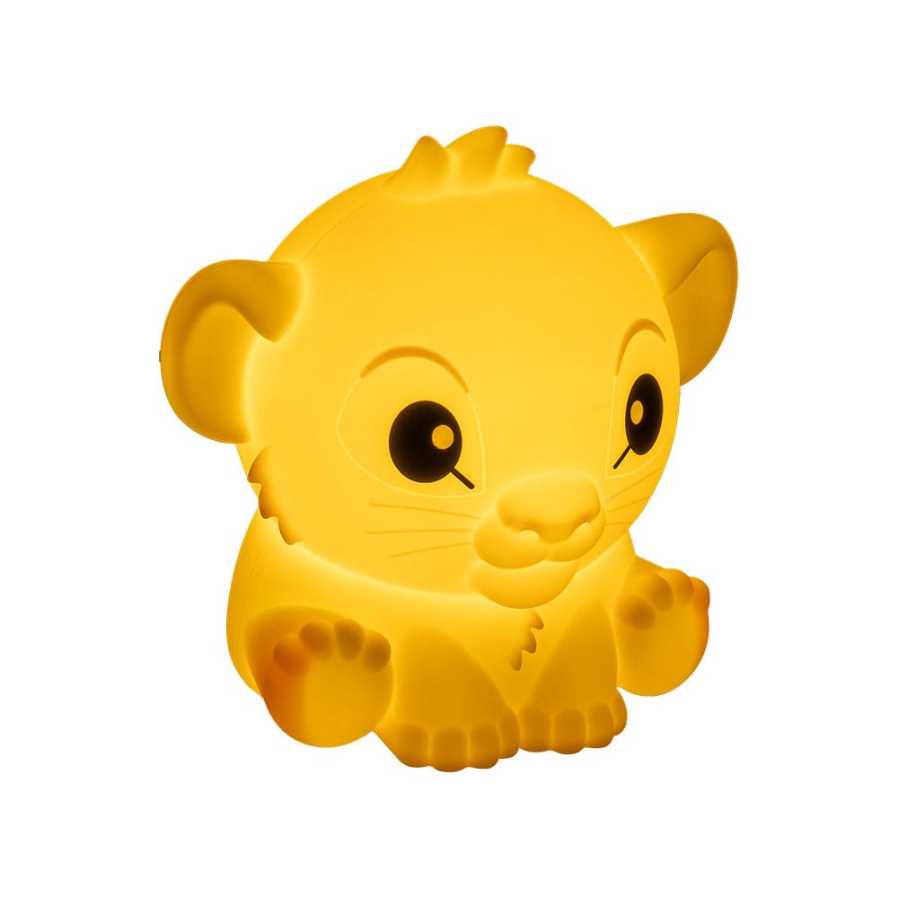 Disney Squishy Glo Silicon Light The Lion King Simba 15 cm - MangaShop.ro