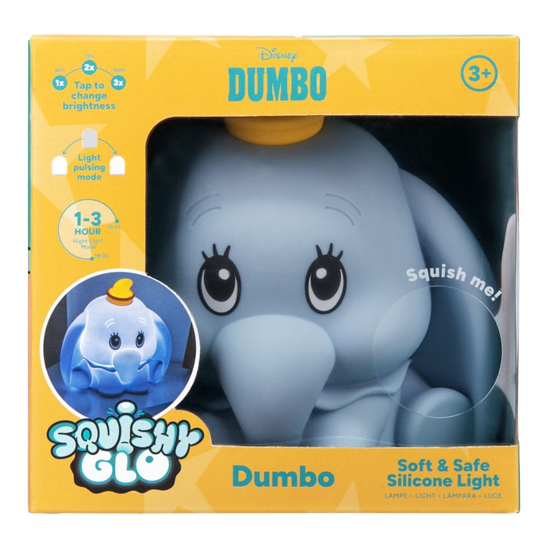 Disney Squishy Glo Silicon Light Dumbo - MangaShop.ro