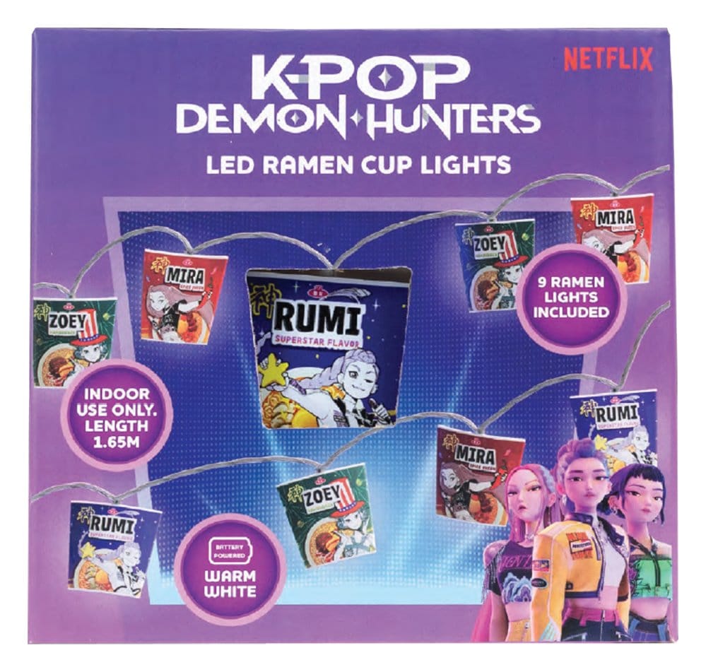 KPop Demon Hunters String Lights Ramen - MangaShop.ro