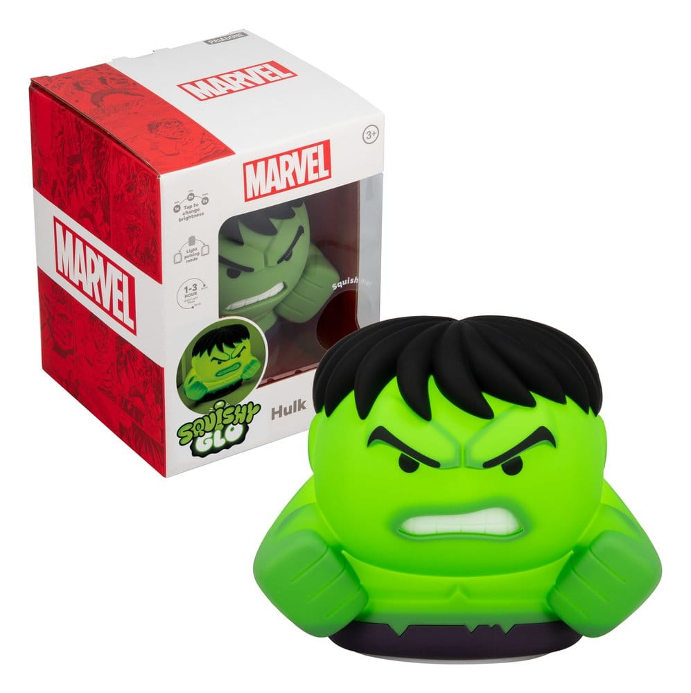 Marvel Universe SquishyGlo Silicon Light Hulk Rechargeable 15 cm - MangaShop.ro