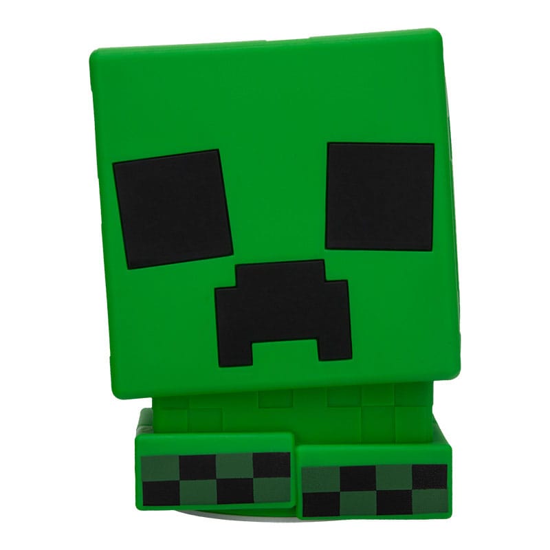 Minecraft Squishy Glo Silicon Light Creeper 15 cm - MangaShop.ro