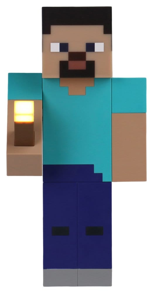 Minecraft Torch Light Steve 26 cm - MangaShop.ro