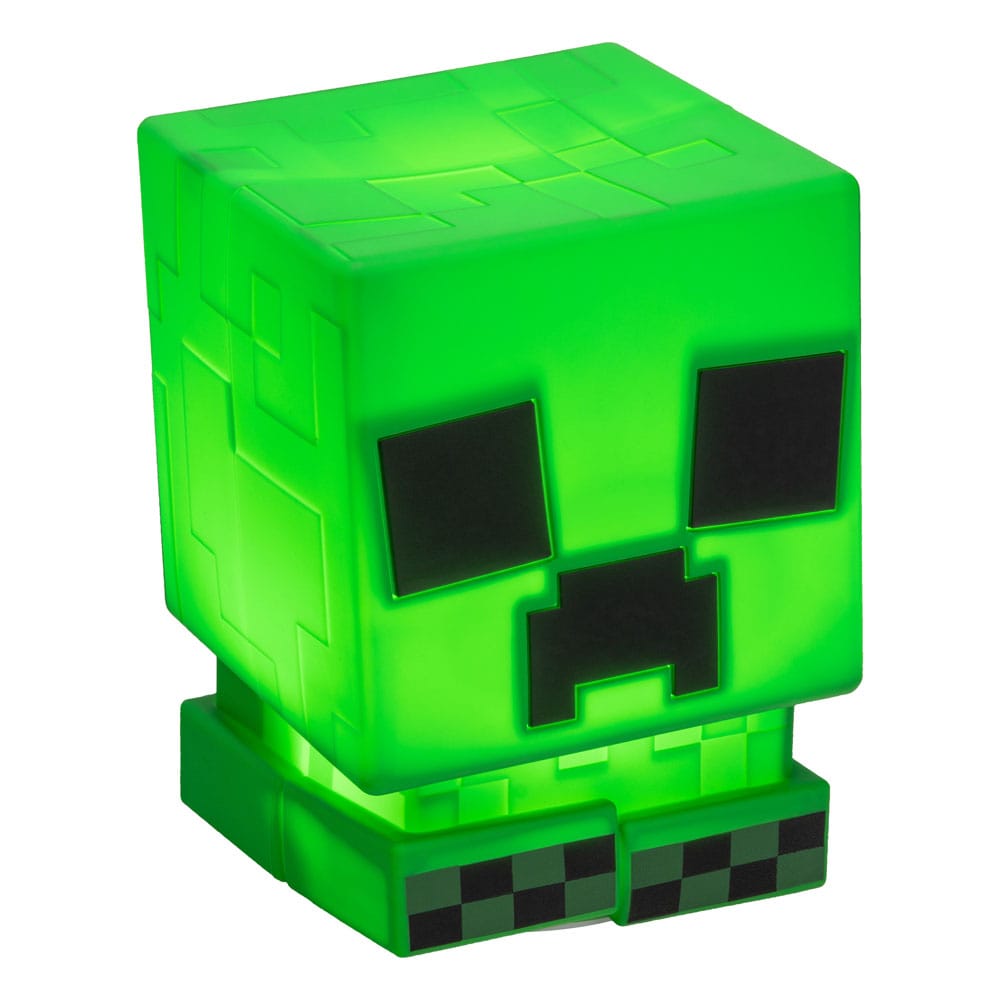 Minecraft Squishy Glo Silicon Light Creeper 15 cm - MangaShop.ro