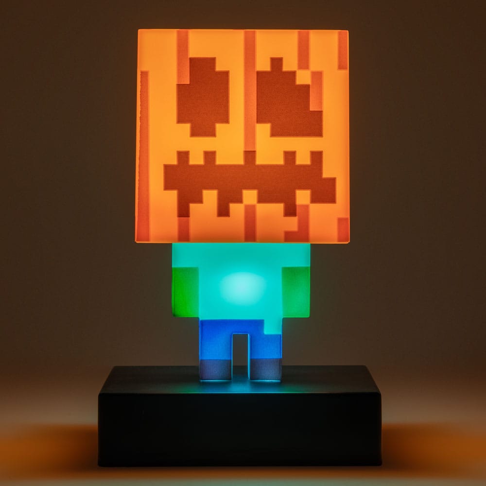 Minecraft Icons Light Zombie Jack O Lantern 10 cm - MangaShop.ro
