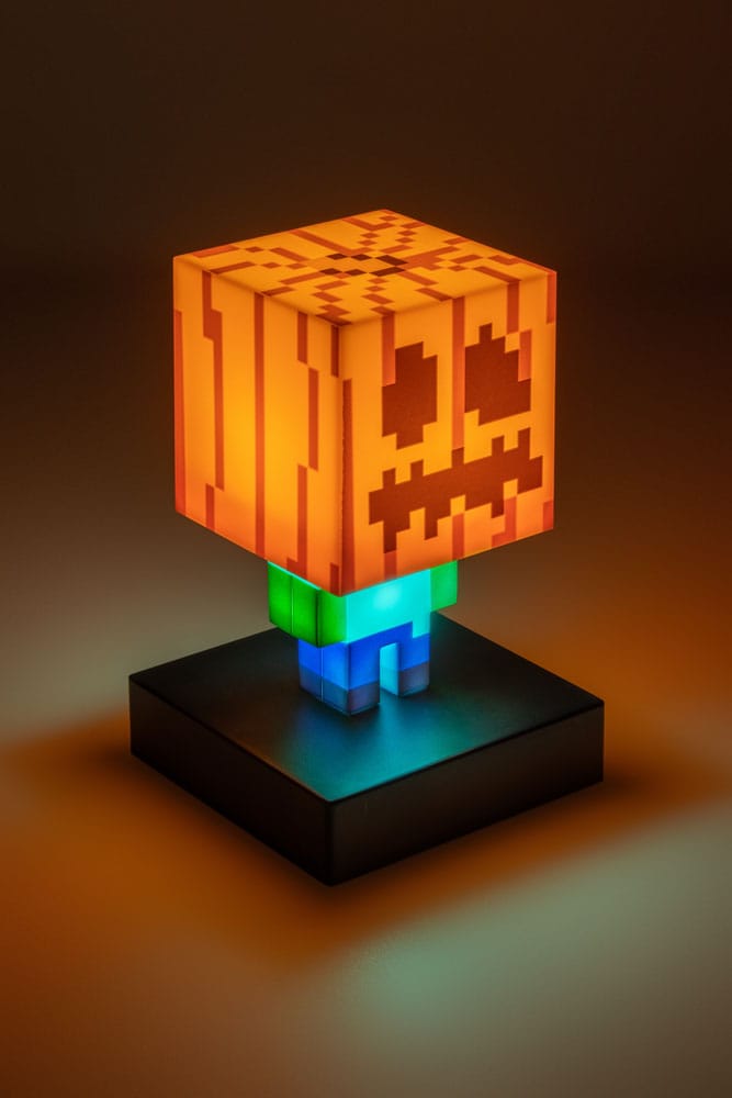 Minecraft Icons Light Zombie Jack O Lantern 10 cm - MangaShop.ro
