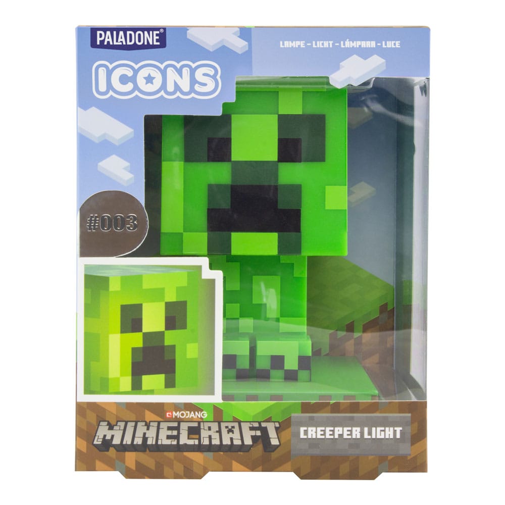 Minecraft Icons Light Creeper 11 cm - MangaShop.ro