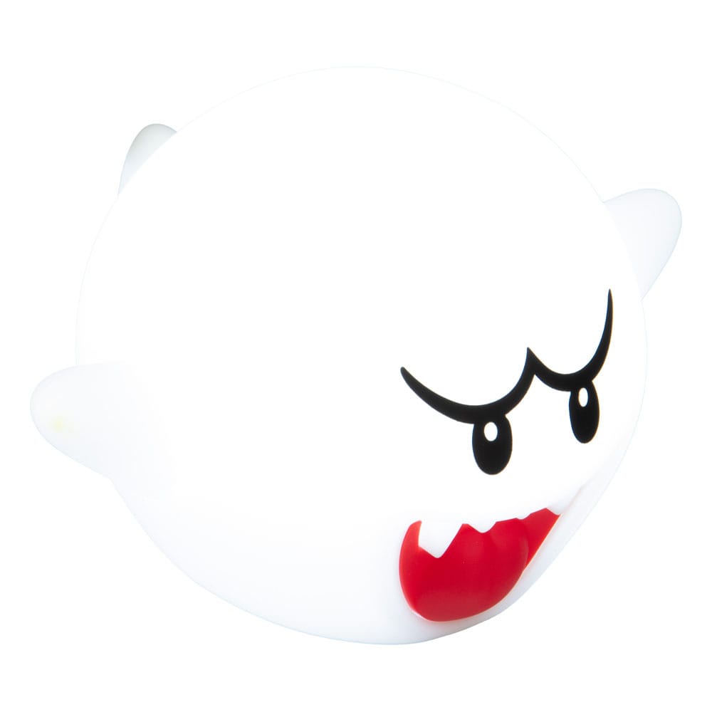 Super Mario Squishy Glo Silicon Light Boo 14 cm - MangaShop.ro