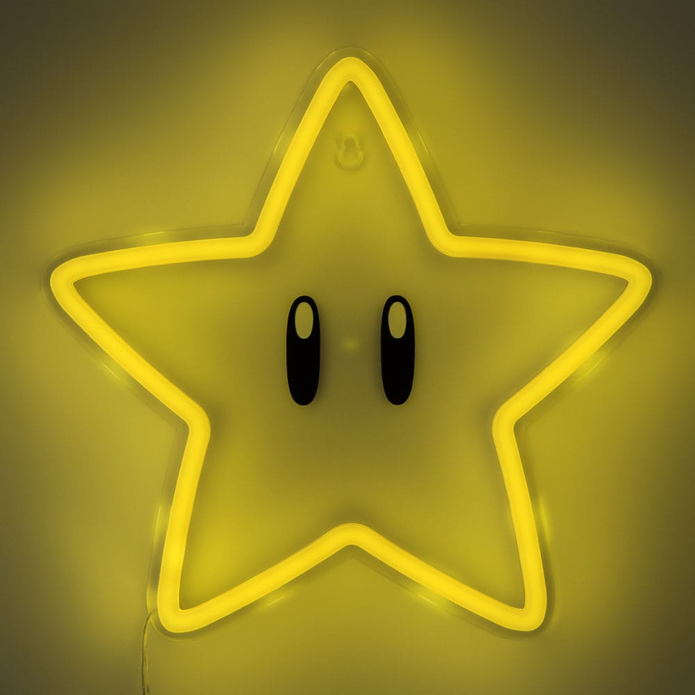 Super Mario LED Wall Lamp Light Super Star Neon - MangaShop.ro