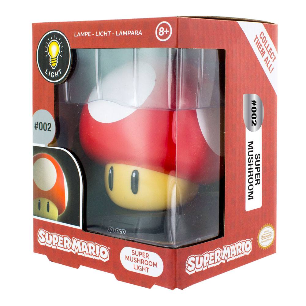 Super Mario 3D Light Mushroom 10 cm - MangaShop.ro