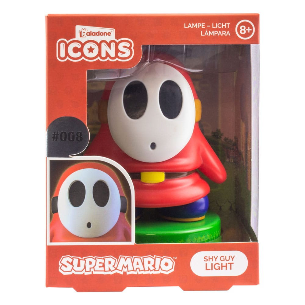 Super Mario Icons Light Shy Guy 11 cm - MangaShop.ro