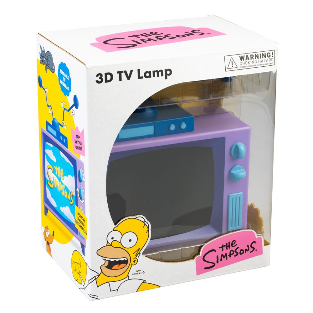 The Simpsons Lamp with USB-C TV - MangaShop.ro
