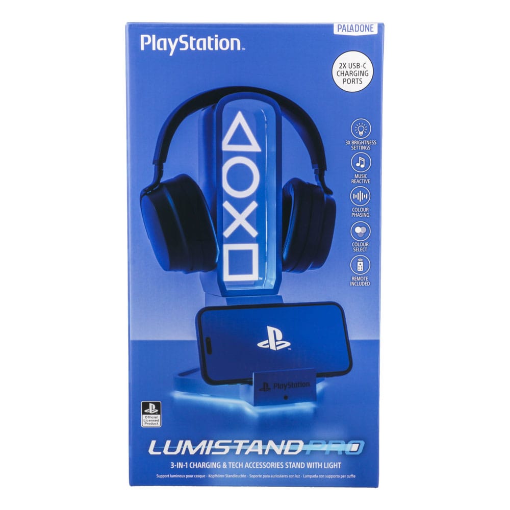 Playstation Desk Headphone Stand with Light 30 cm - MangaShop.ro