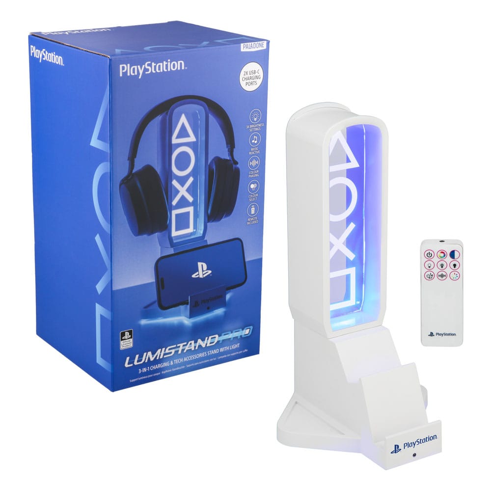 Playstation Desk Headphone Stand with Light 30 cm - MangaShop.ro