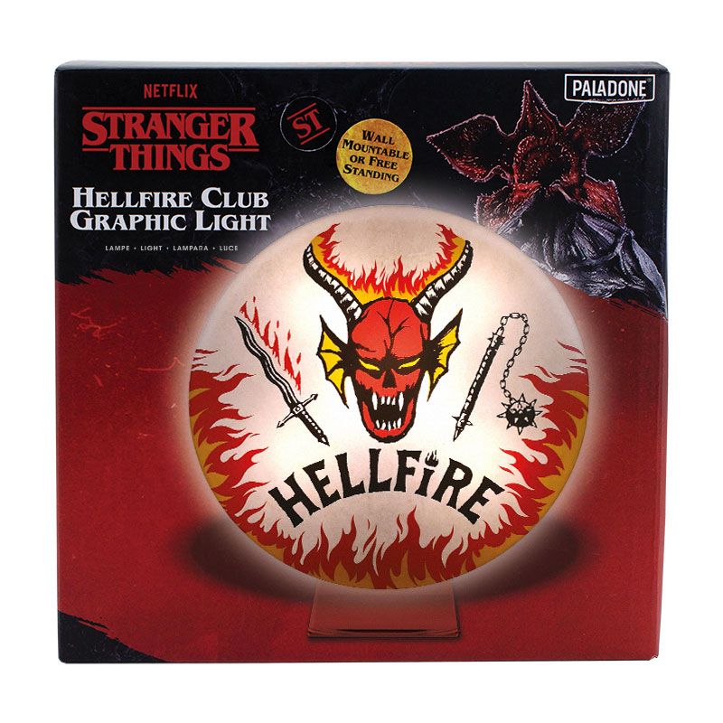 Stranger Things Lamp Hellfire Club Logo 20 cm - MangaShop.ro