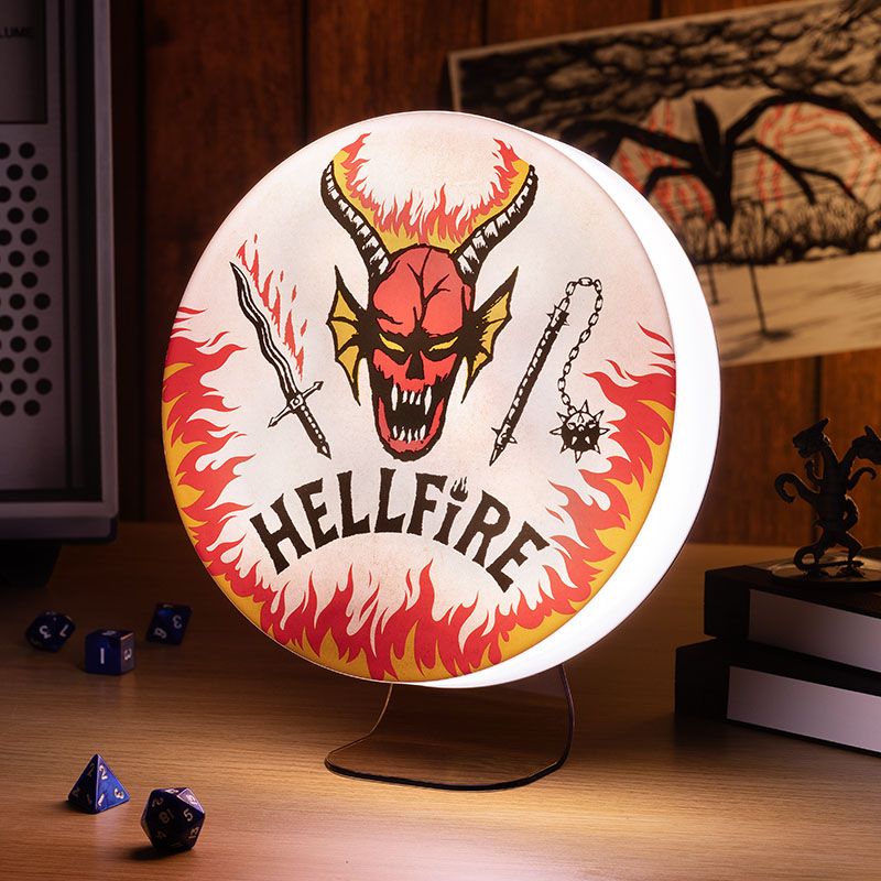 Stranger Things Lamp Hellfire Club Logo 20 cm - MangaShop.ro