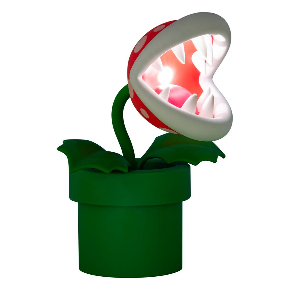 Super Mario Posable Lamp Mario Mini Piranha Plant - MangaShop.ro
