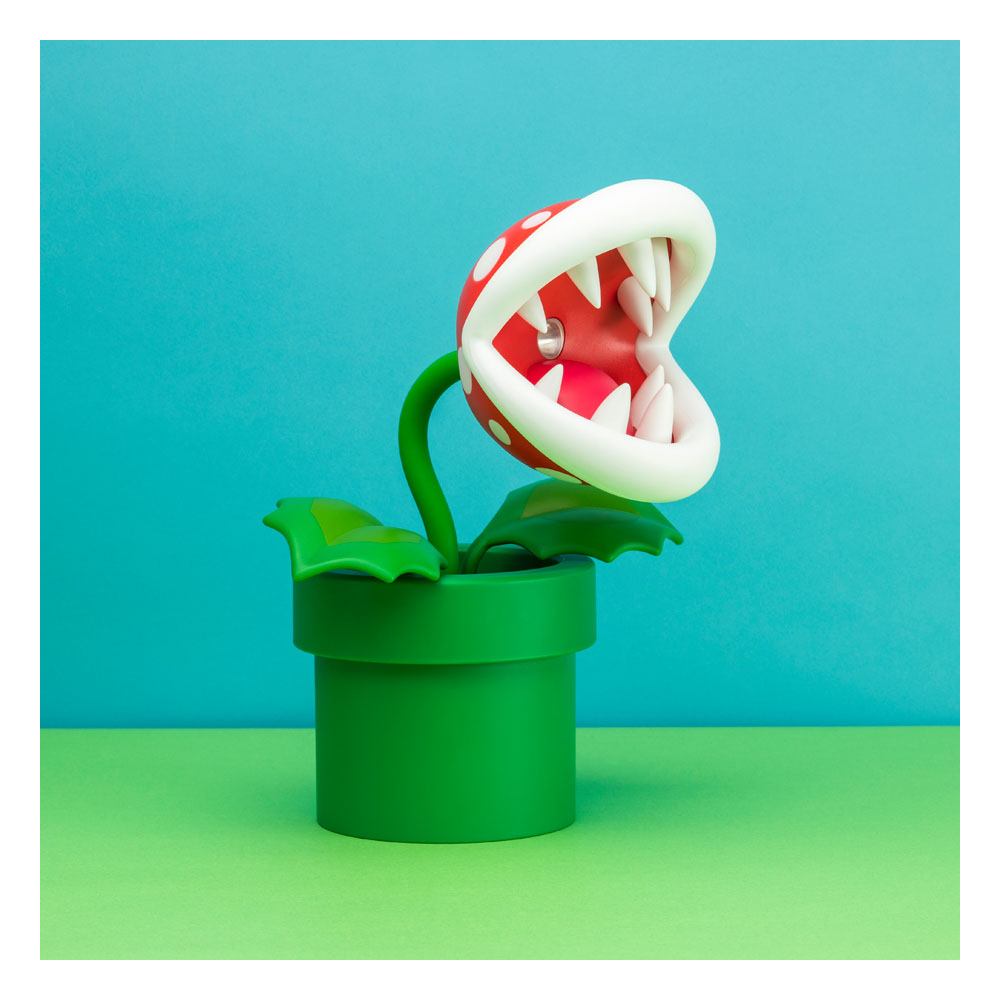 Super Mario Posable Lamp Mario Mini Piranha Plant - MangaShop.ro