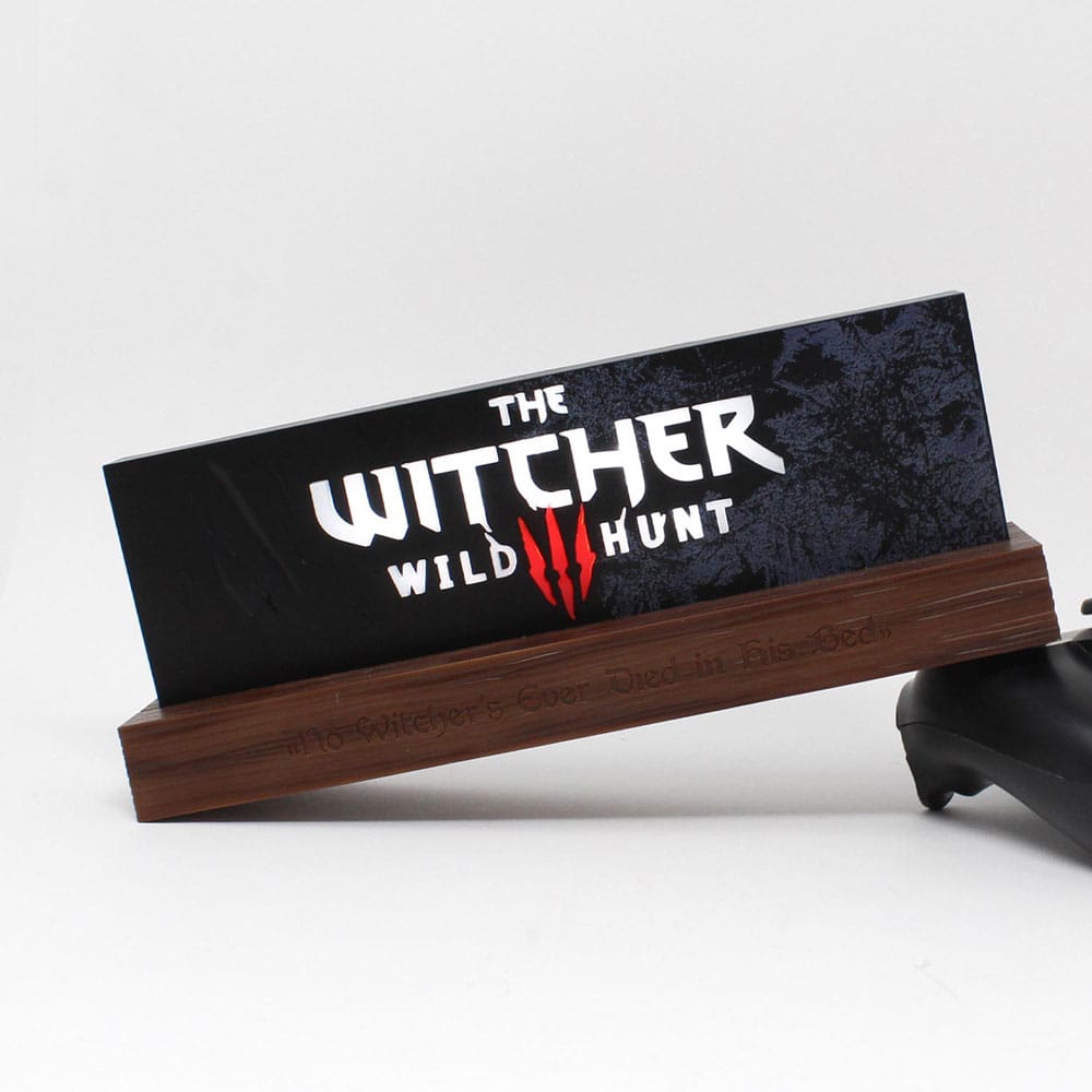 The Witcher LED-Light Wild Hunt Logo 22 cm - MangaShop.ro