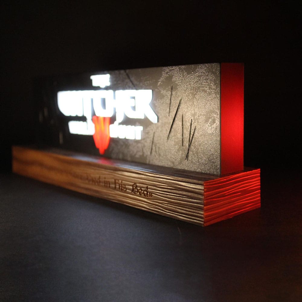 The Witcher LED-Light Wild Hunt Logo 22 cm - MangaShop.ro