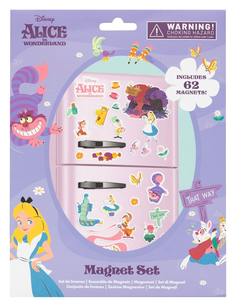 Disney Alice in Wonderland Die-Cut Magnet Set - MangaShop.ro