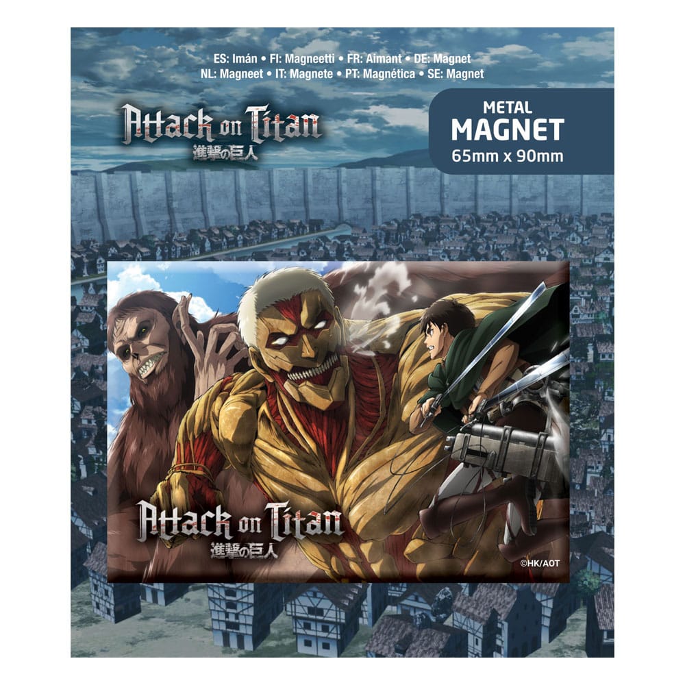 Attack on Titan Fridge Magnet Eren Attack - MangaShop.ro