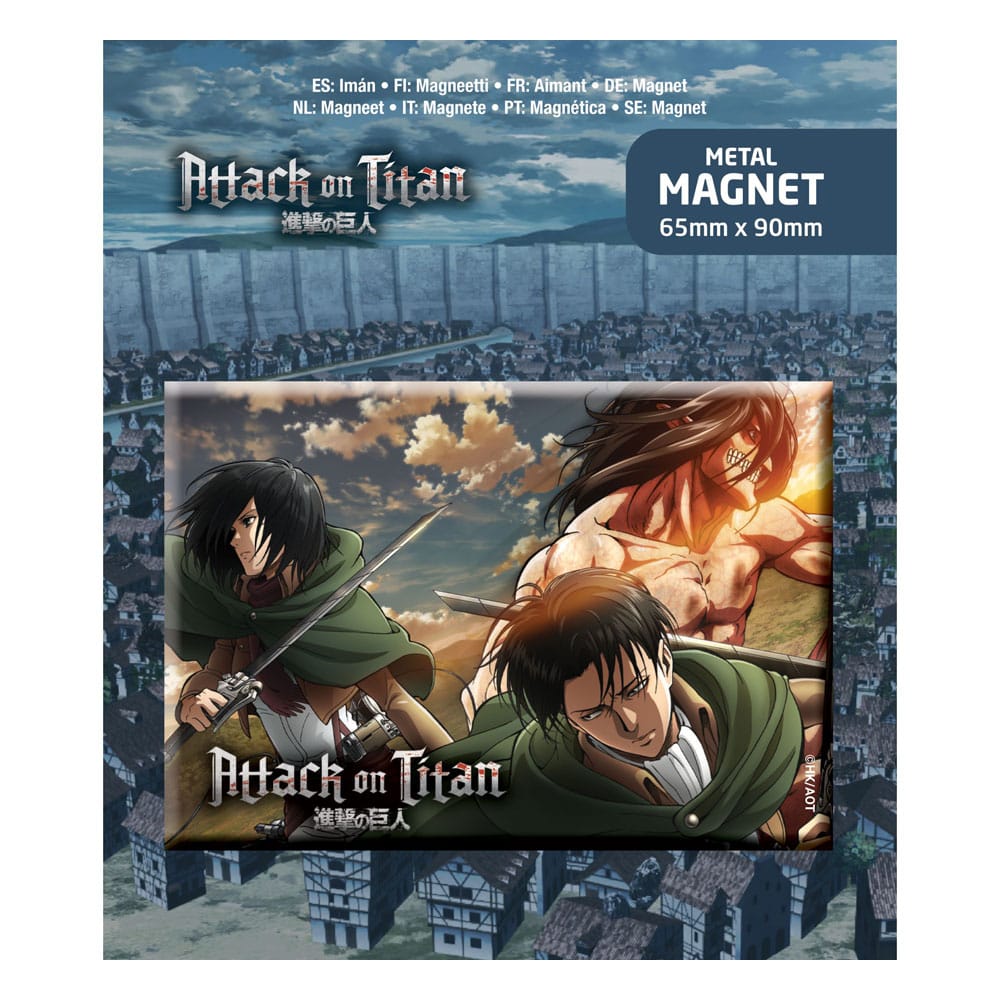 Attack on Titan Fridge Magnet Trio - MangaShop.ro