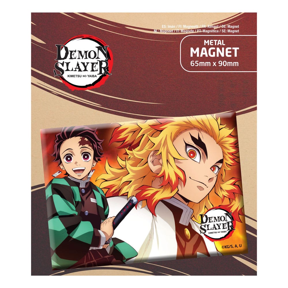 Demon Slayer: Kimetsu no Yaiba Fridge Magnet Tanjiro & Kyojuro - MangaShop.ro