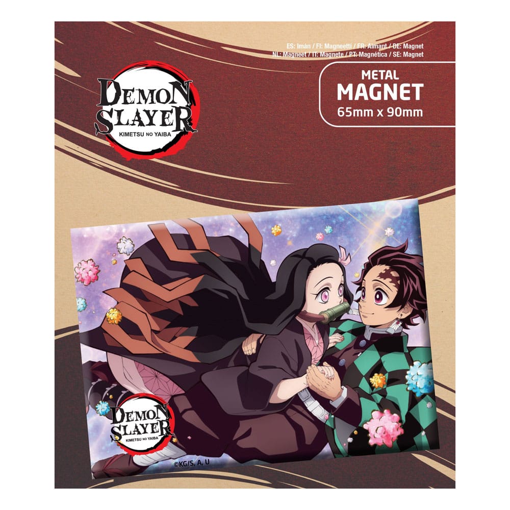 Demon Slayer: Kimetsu no Yaiba Fridge Magnet Tanjiro & Nezuko - MangaShop.ro