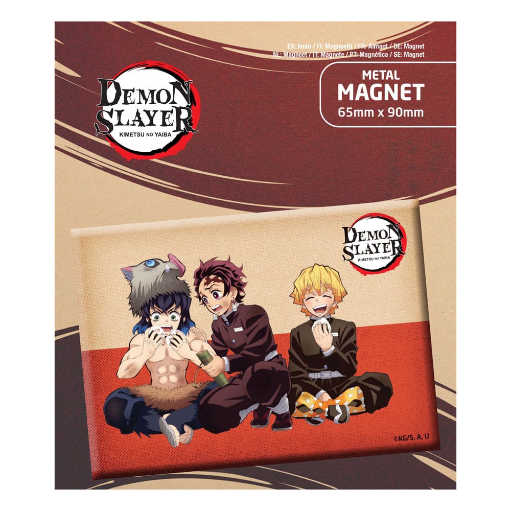 Demon Slayer: Kimetsu no Yaiba Fridge Magnet Tanjiro & Zenitsu - MangaShop.ro