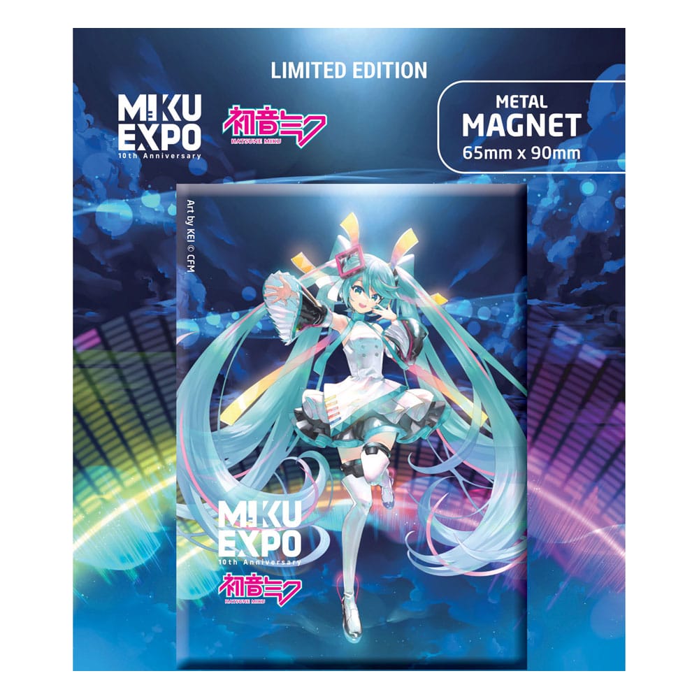 Hatsune Miku Fridge Magnet Miku Expo 10th Anniversary Art by Kei Ver. Limited Edition - MangaShop.ro