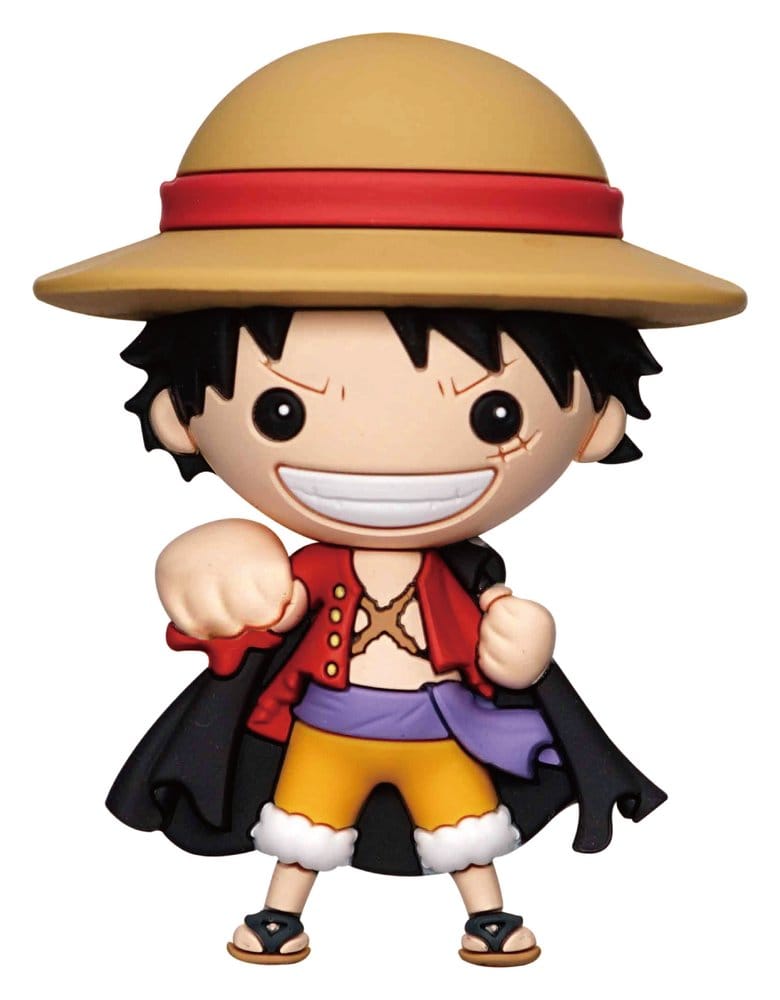 One Piece 3D Foam Magnet Luffy with Cape - MangaShop.ro