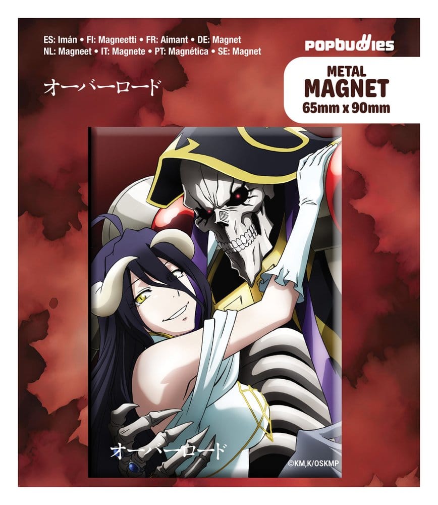 Overlord Fridge Magnet Albedo & Ainz - MangaShop.ro
