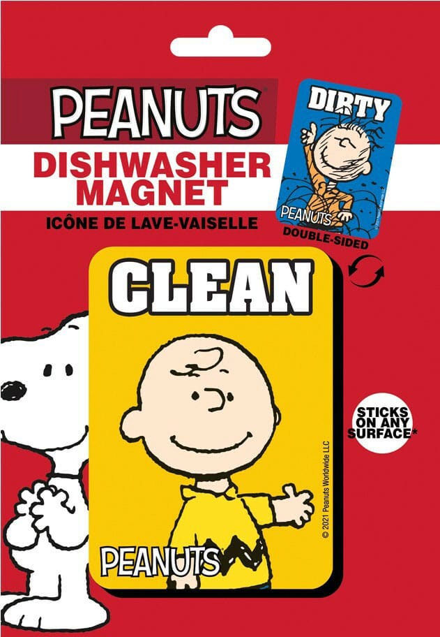 Peanuts: Clean Dirty Dishwasher Magnet - MangaShop.ro