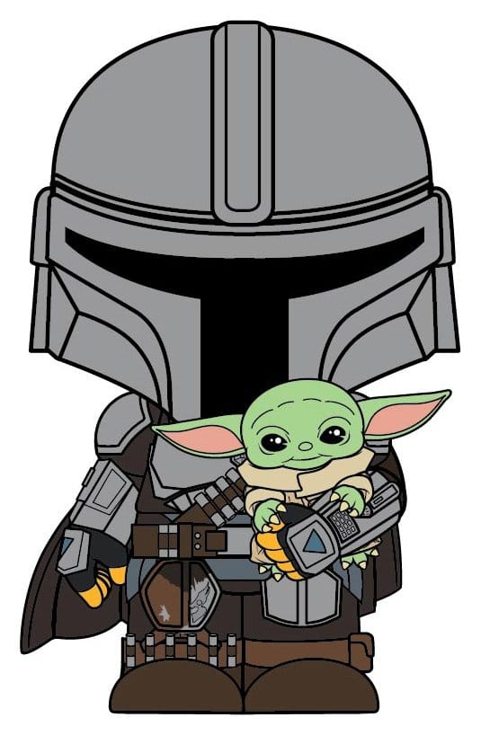 The Mandalorian 3D Foam Magnet The Mandalorian and Grogu - MangaShop.ro