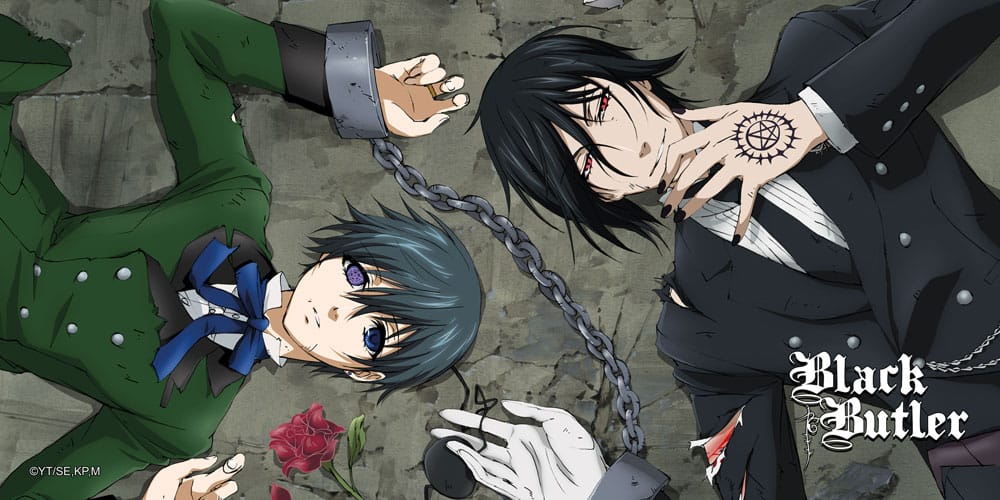 Black Butler XXL Mousepad Ciel x Sebastian - MangaShop.ro
