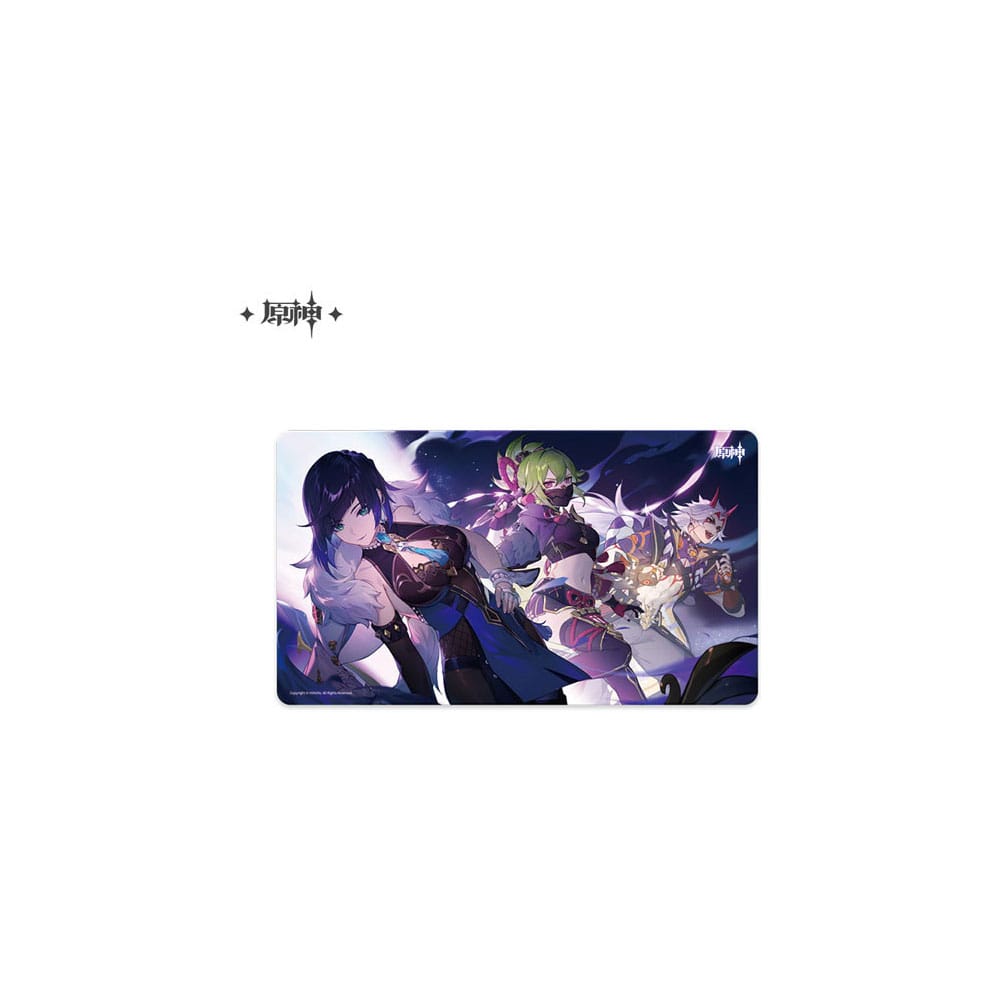Genshin Impact Mousepad Yelan, Kuki Shinobu & Arataki Itto 70 x 40 cm - MangaShop.ro