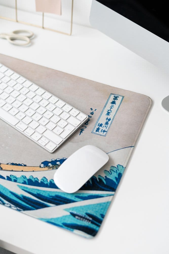 Hokusai The Great Wave of Kanagawa XL Mouse Mat 80 x 35 cm - MangaShop.ro