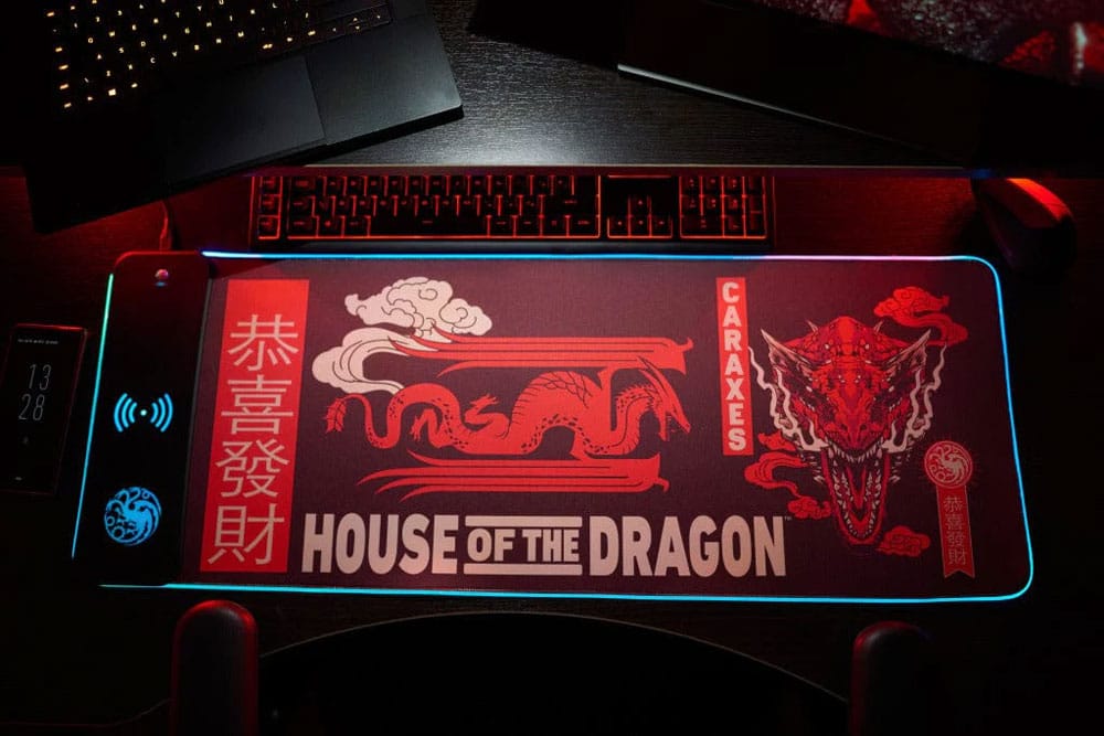 House of the Dragon Mousepad with Mobile Charger - MangaShop.ro