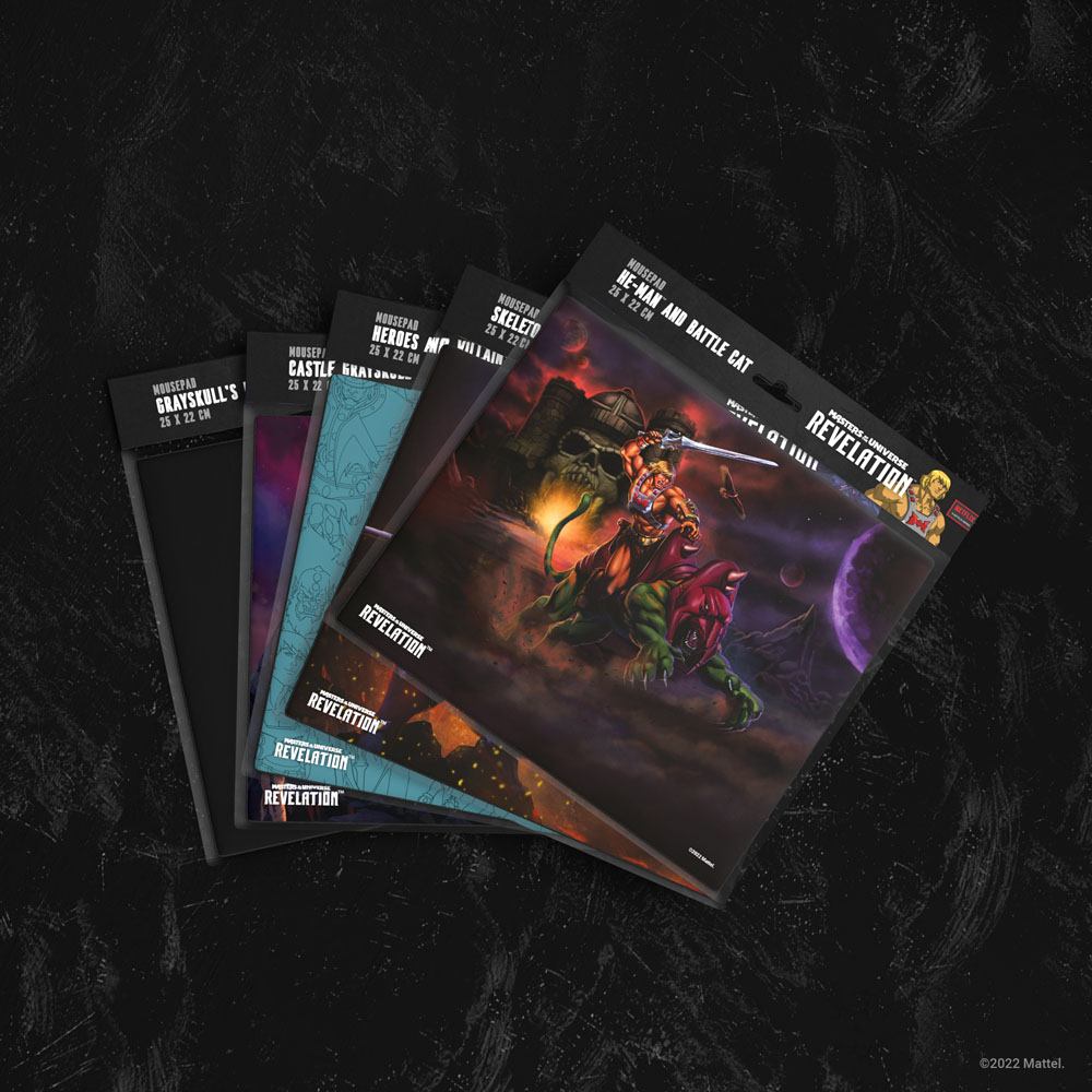 Masters of the Universe: Revelation Mousepad He-Man and Battle Cat 25 x 22 cm - MangaShop.ro
