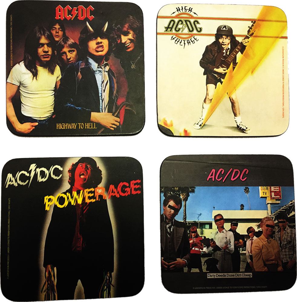 AC/DC Coaster Pack (4) - MangaShop.ro