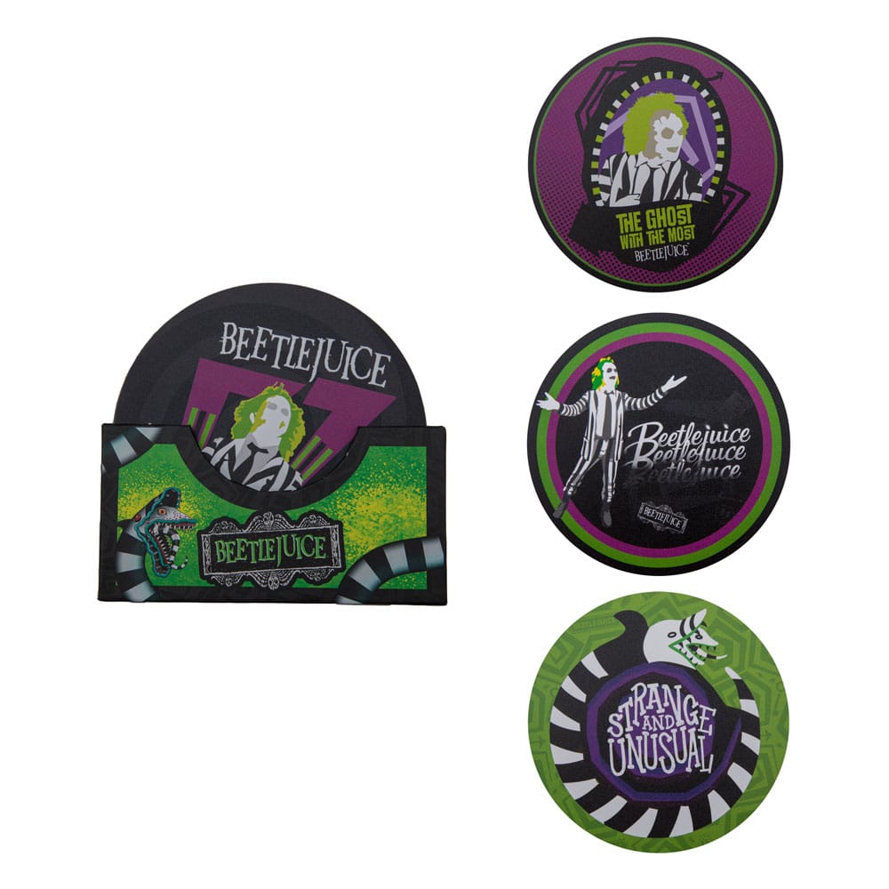 Beetlejuice Coaster 4-Pack - MangaShop.ro