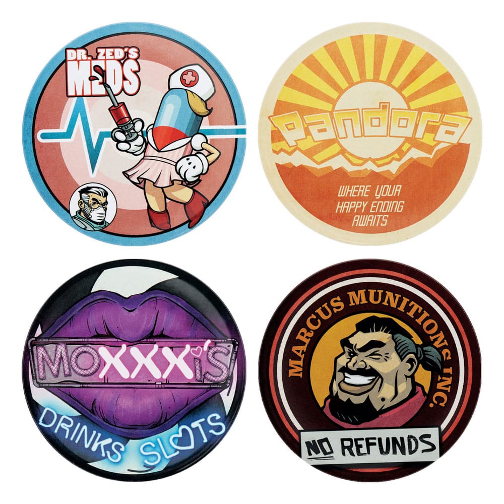 Borderlands Coaster 4-Pack - MangaShop.ro