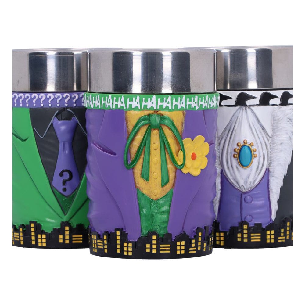DC Comics Shot Glasses Batman Super-Villains 3-Pack - MangaShop.ro