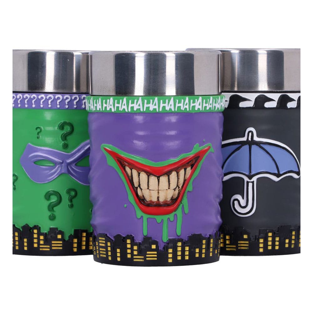 DC Comics Shot Glasses Batman Super-Villains 3-Pack - MangaShop.ro