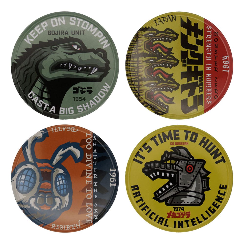 Godzilla Coaster 4-Pack - MangaShop.ro