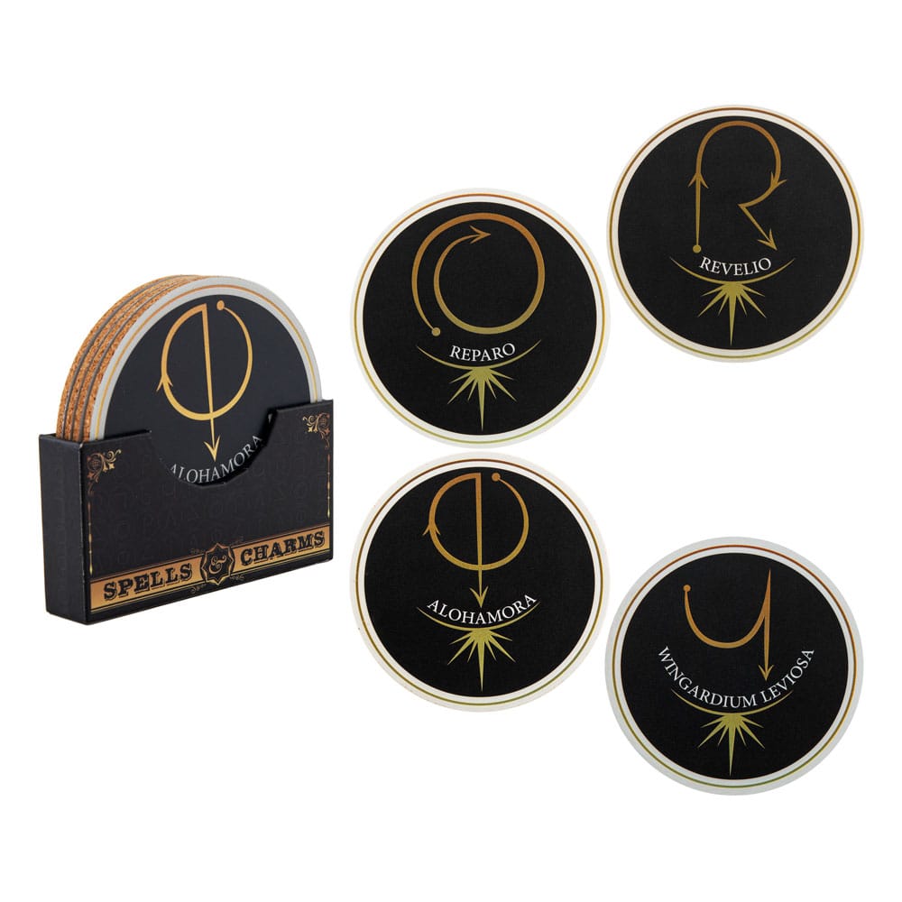 Harry Potter Coaster 4-Pack Spell & Charms - MangaShop.ro