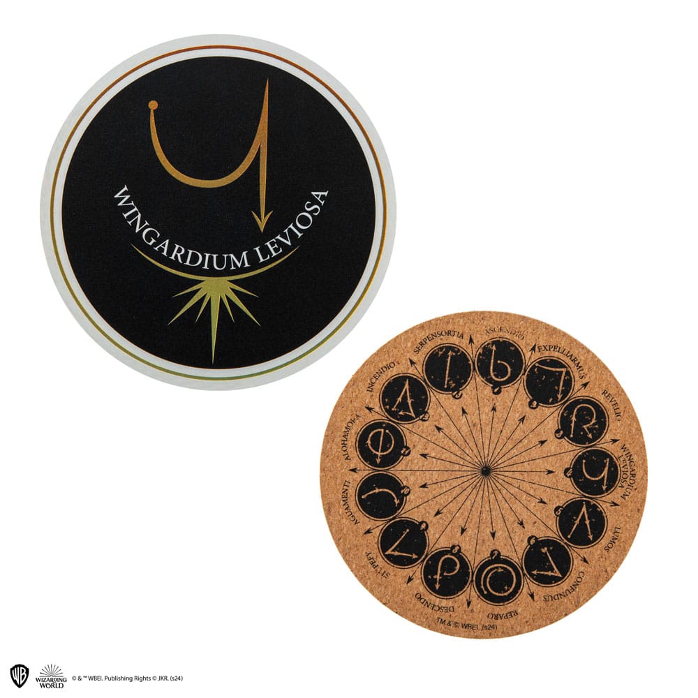 Harry Potter Coaster 4-Pack Spell & Charms - MangaShop.ro
