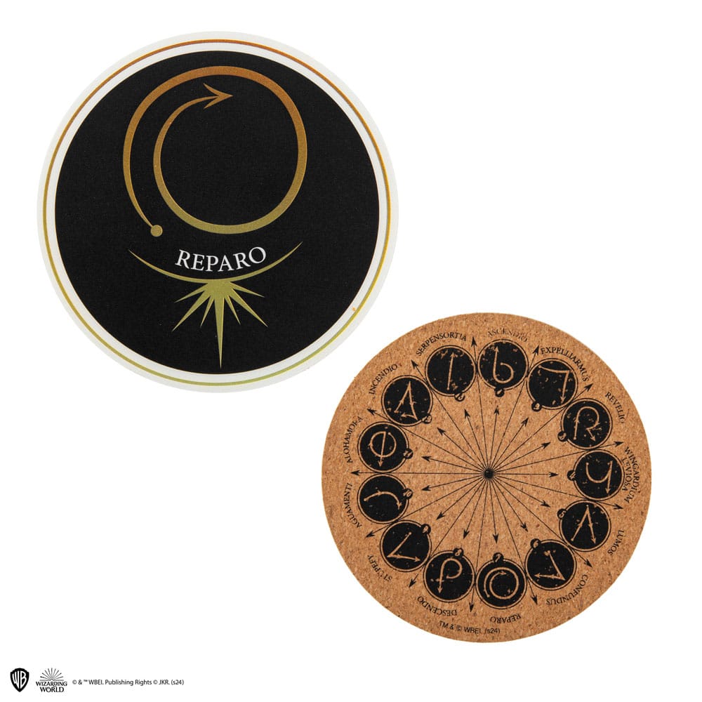 Harry Potter Coaster 4-Pack Spell & Charms - MangaShop.ro