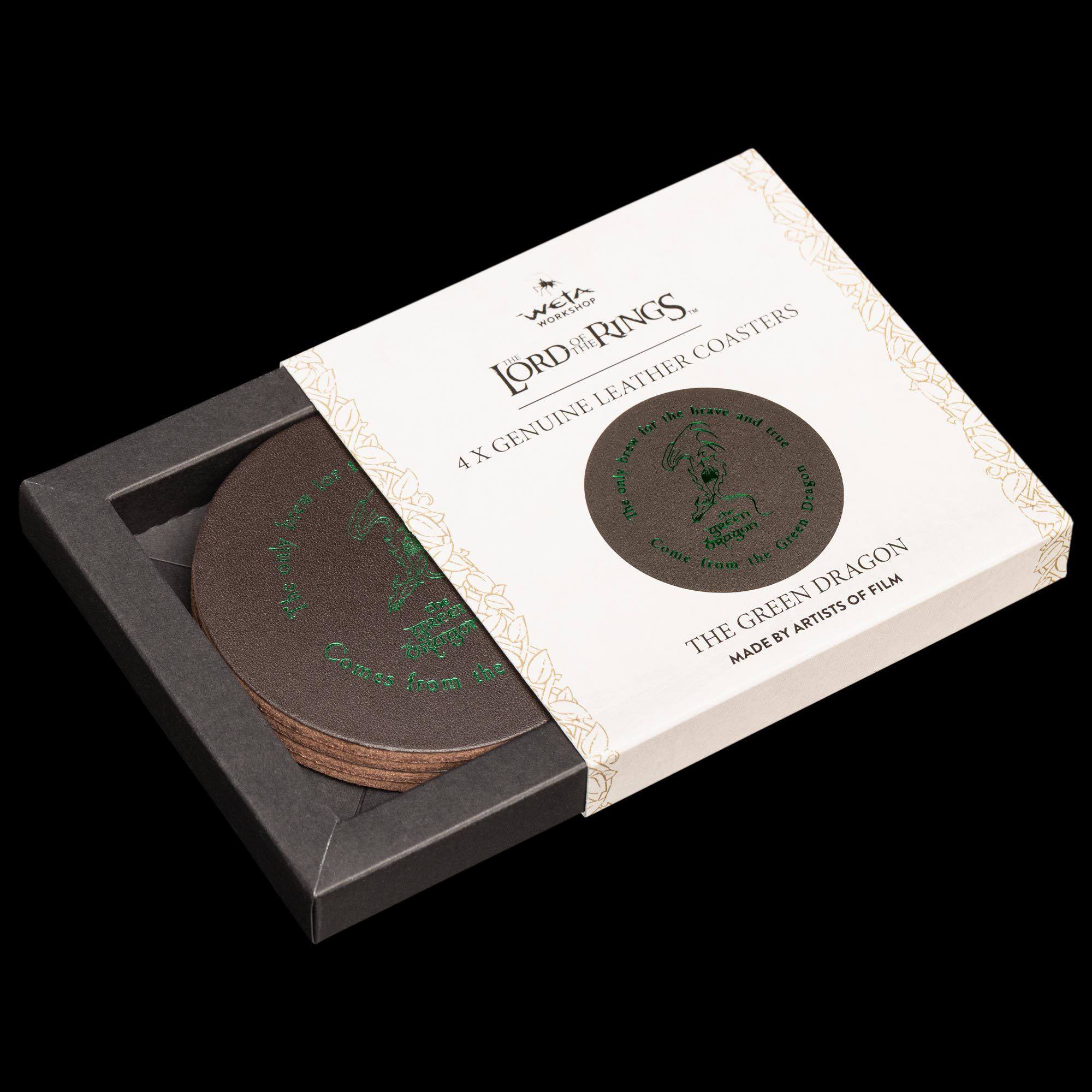 Lord of the Rings Coaster 4-Pack The Green Dragon - MangaShop.ro