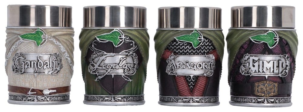 Lord of the Rings Mini Cup Set The Fellowship 4 cm - MangaShop.ro
